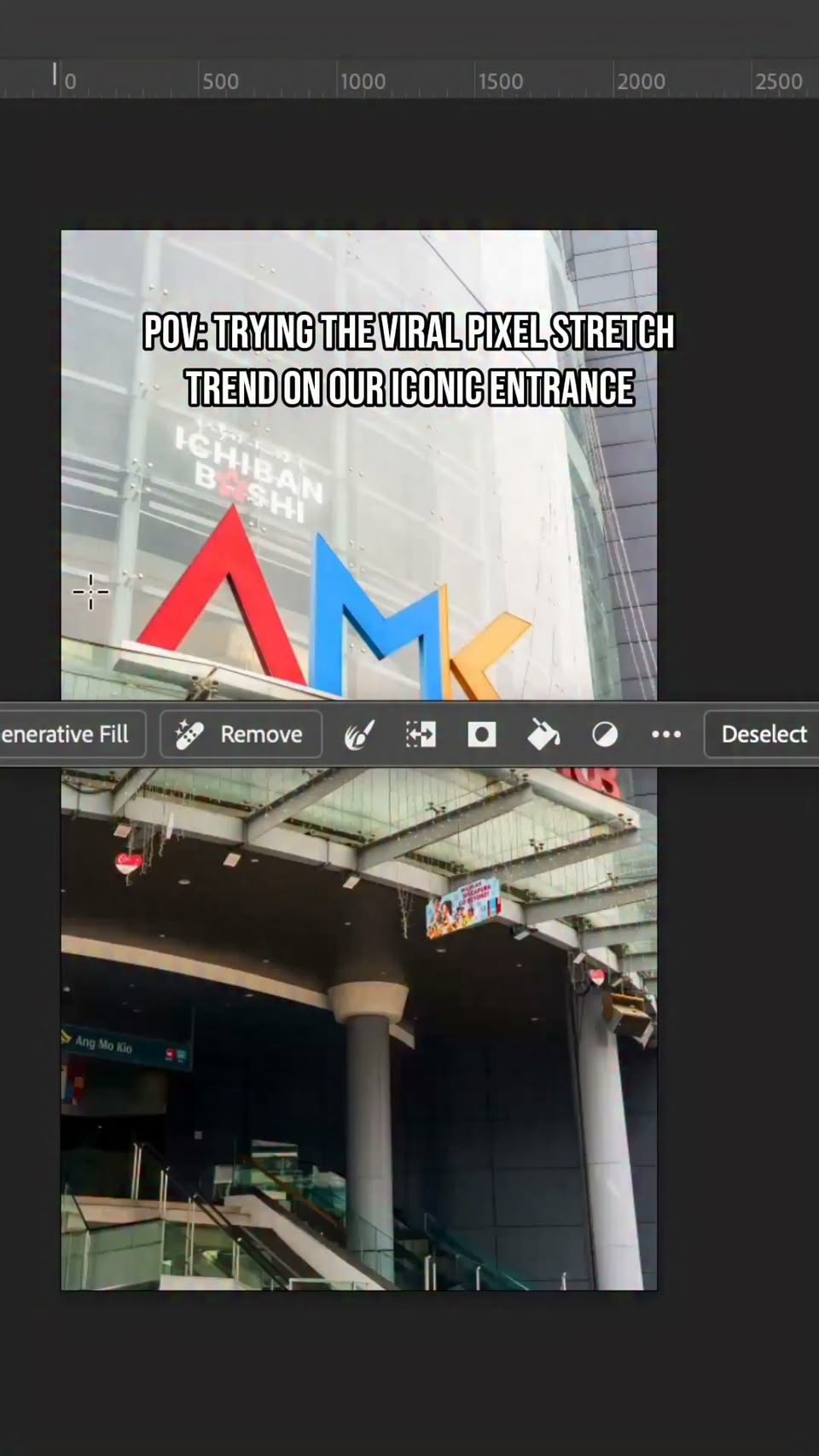 AMK Hub exterior facade with Ichiban Bashi signage
