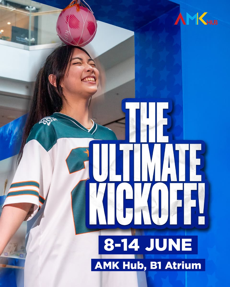 AMK Hub The Ultimate Kickoff event at B1 Atrium from 8 to 14 June with games and foosball competition
