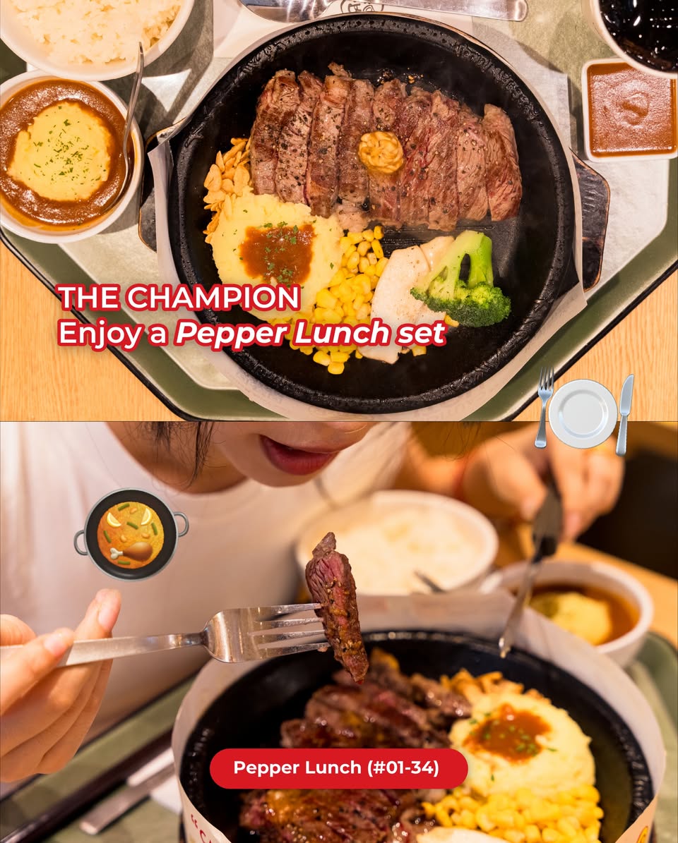 Pepper Lunch THE CHAMPION set
