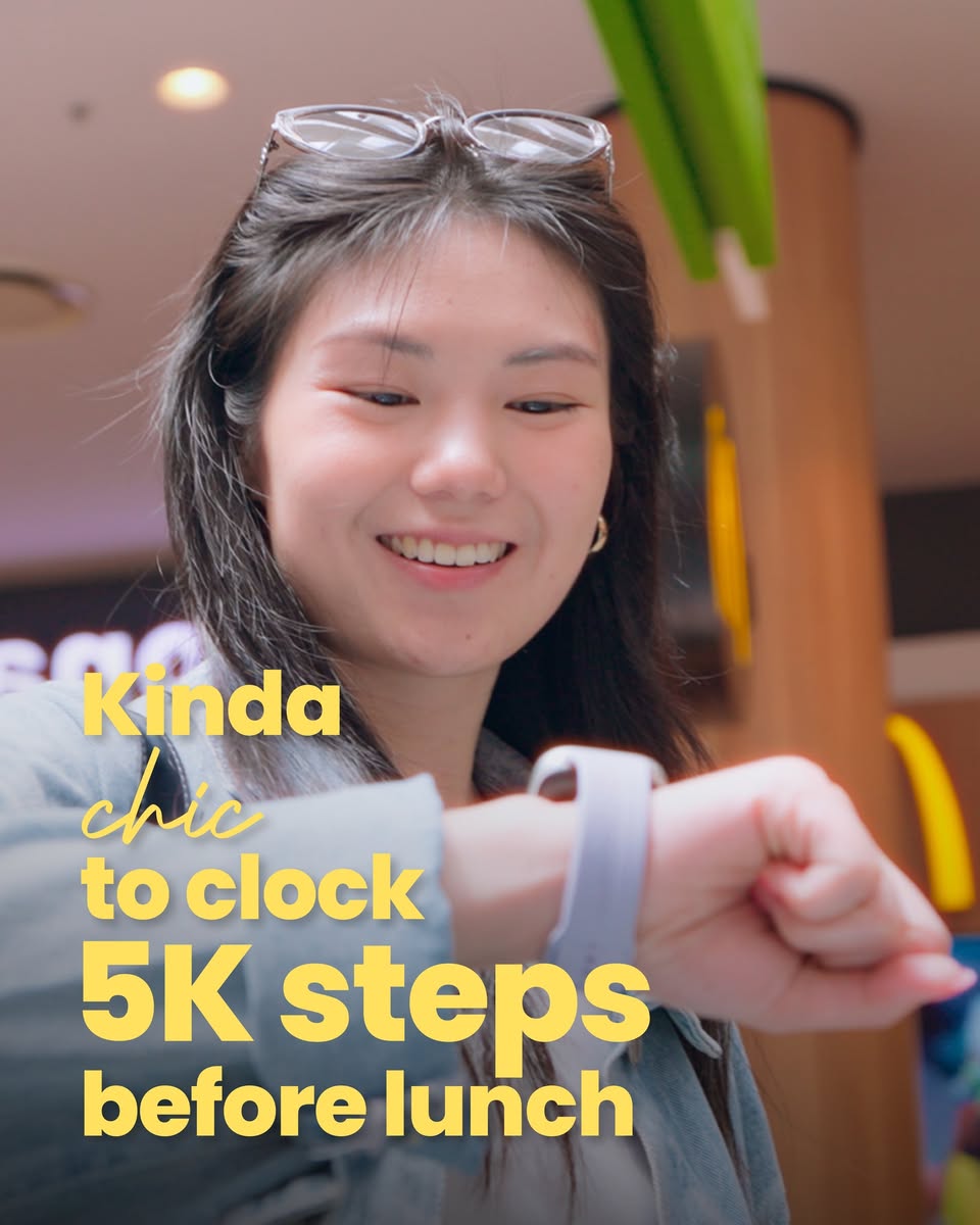 Kinda chic to clock 5K steps before lunch