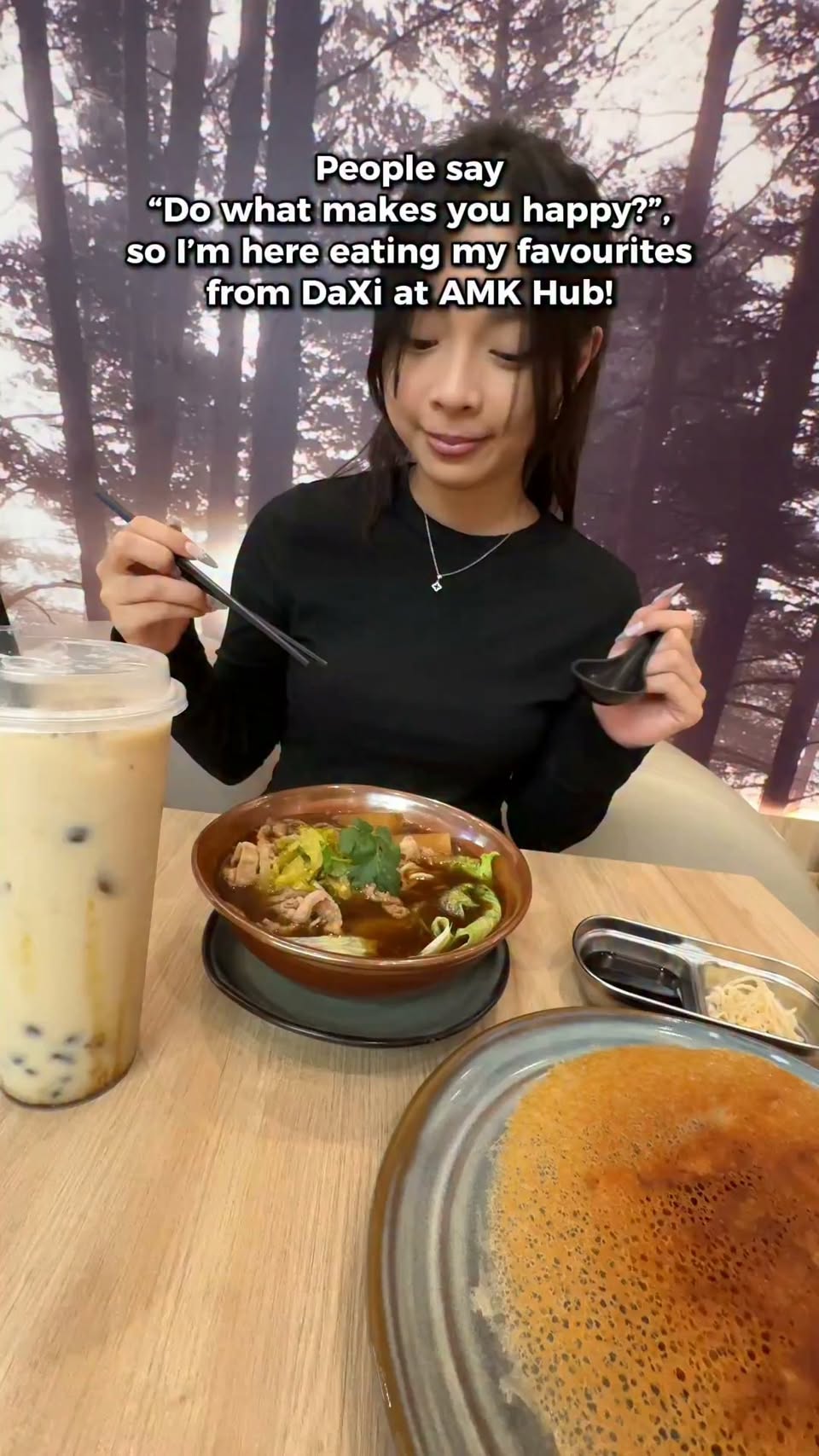 DaXi trio menu items at AMK Hub