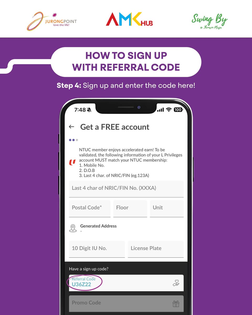 Step-by-step guide to referring a friend