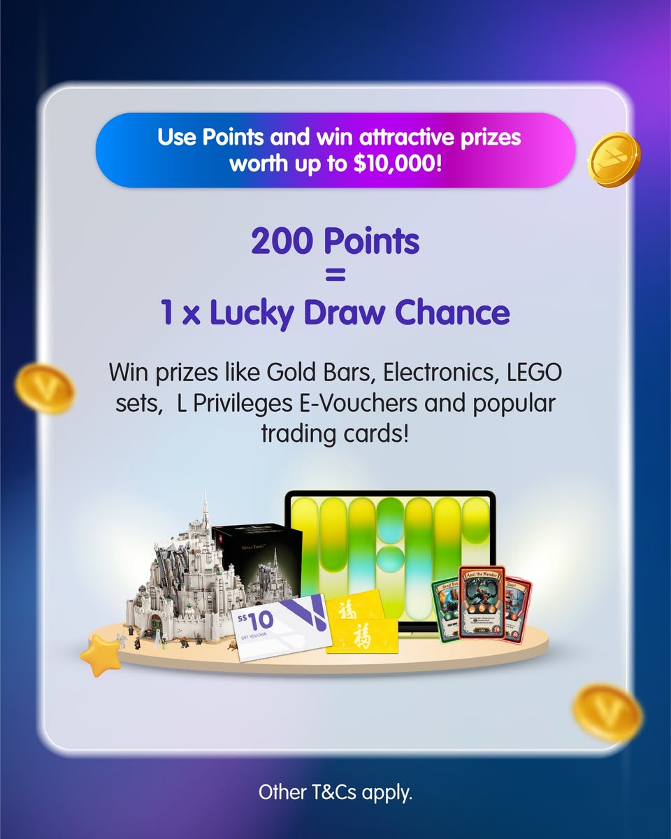 L Privileges Lucky Draw prizes