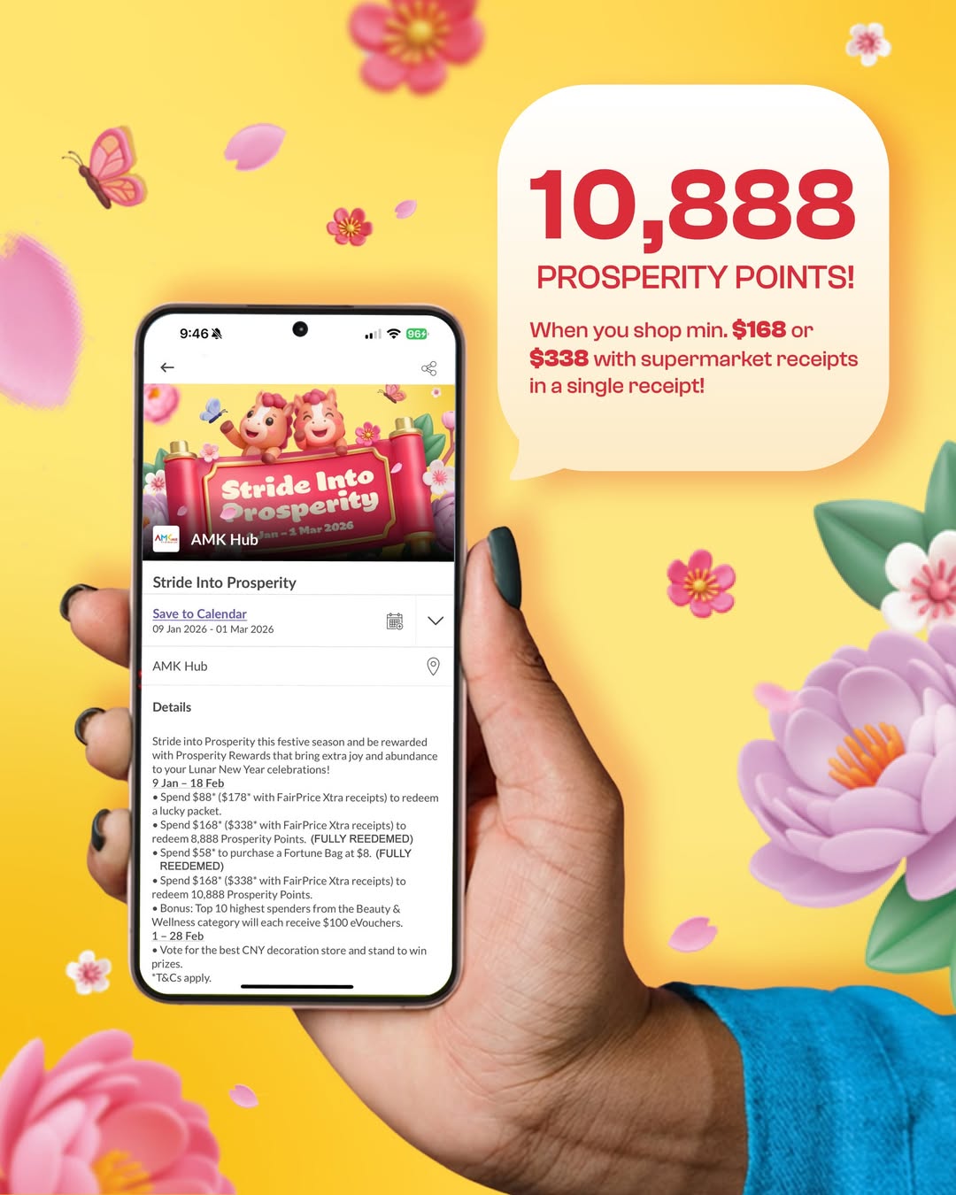 Festive Chinese New Year celebrations and rewards at AMK Hub