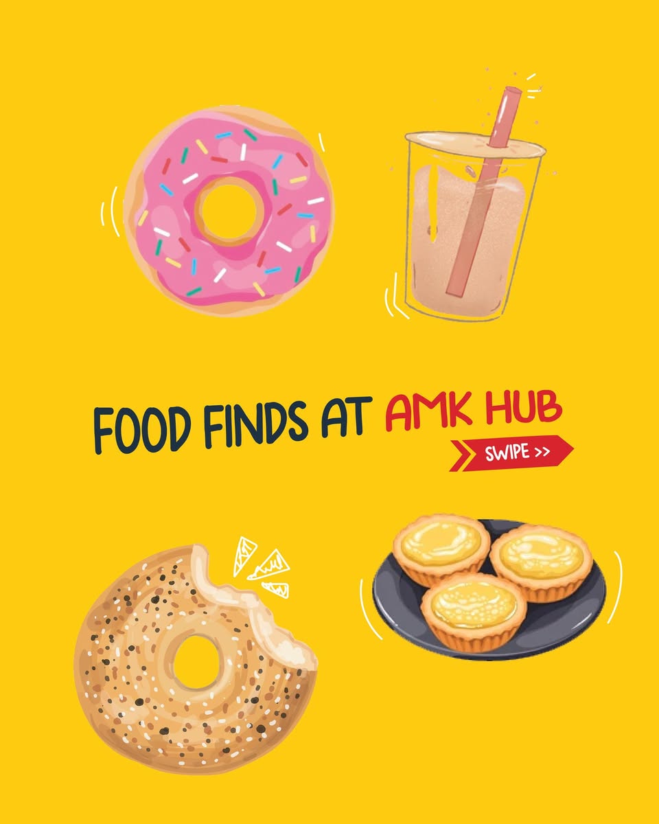 Food highlights and snacks at AMK Hub
