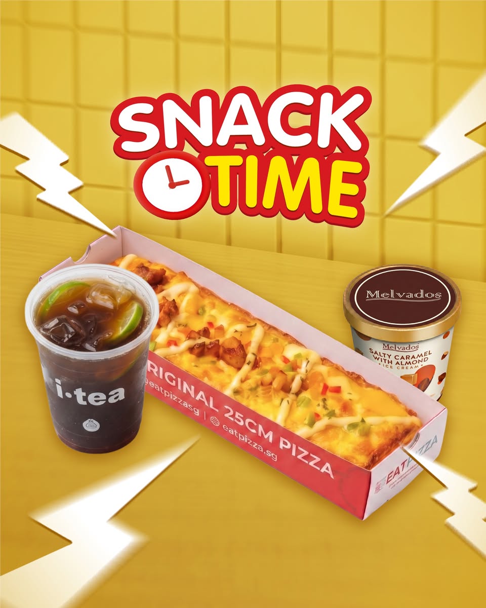 i-tea, Eat Pizza, and Melvados at AMK Hub