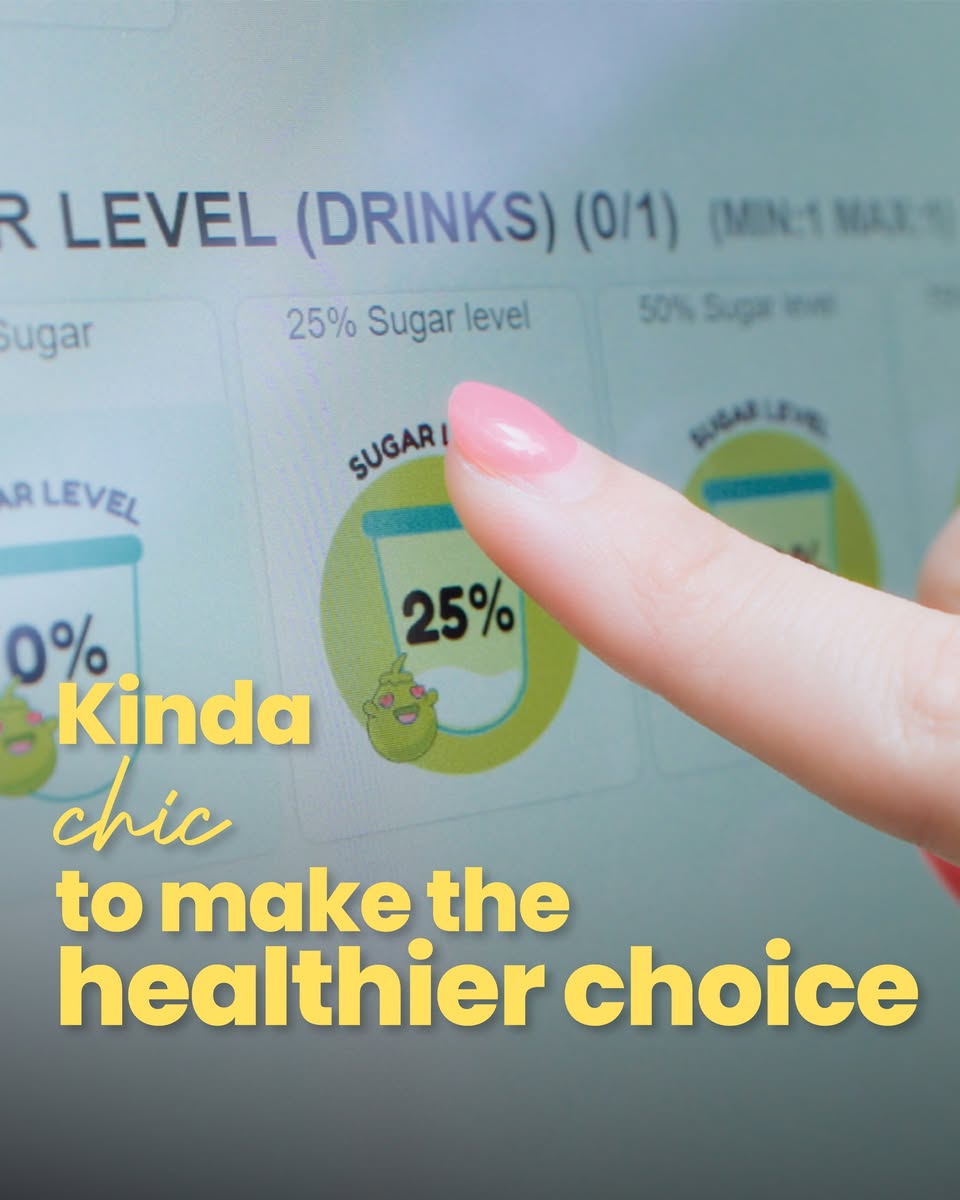 Kinda chic to make the healthier choice