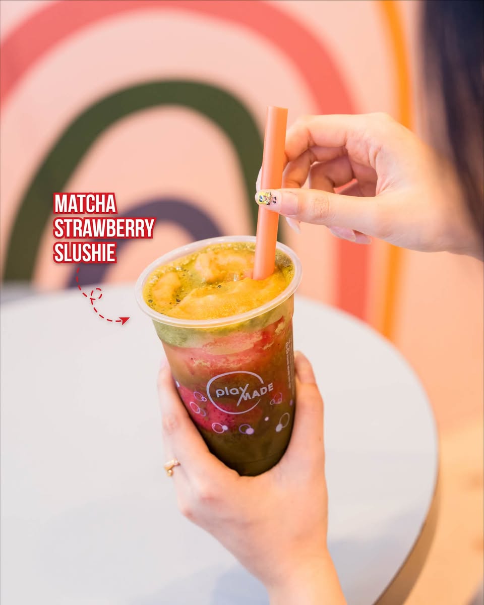 Matcha Strawberry Slushie from PlayMade
