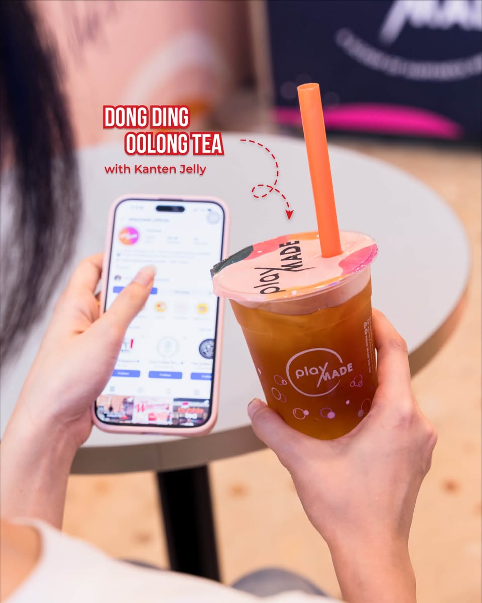 Dong Ding Oolong Tea with Kanten Jelly from PlayMade