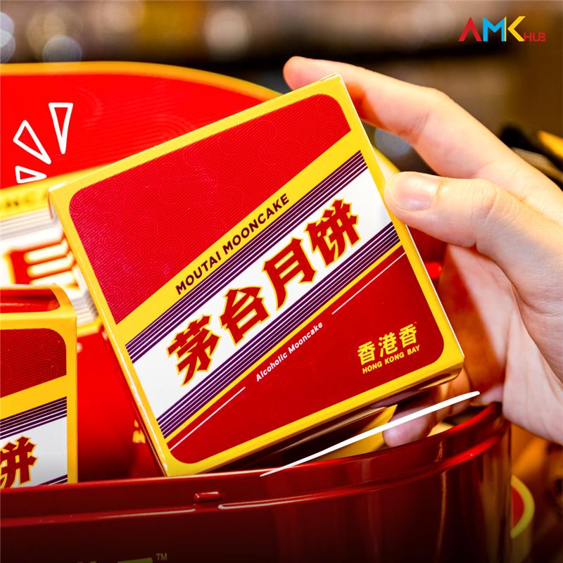 A selection of gourmet mooncakes from various vendors