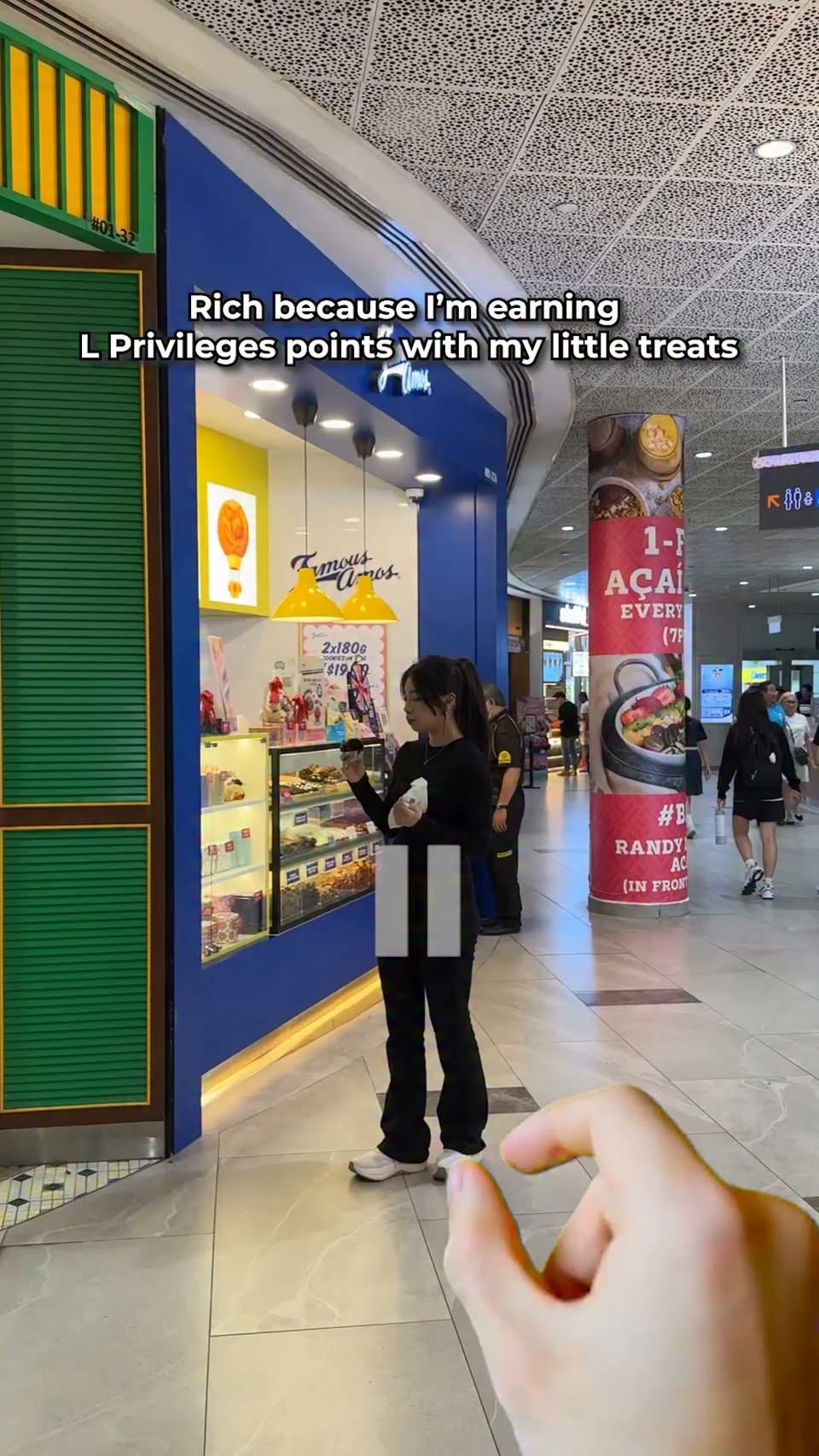 L Privileges points at Famous Amos, Kenangan Coffee, and Old Chang Kee at AMK Hub