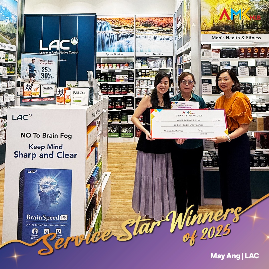 Rejean Lee, Service Star Award winner from Young Hearts Singapore