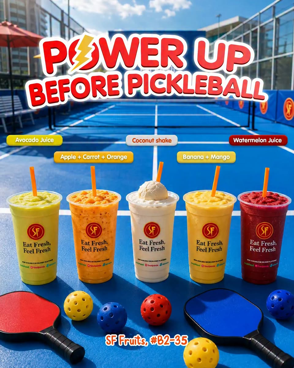 SF Fruits freshly blended juices at AMK Hub