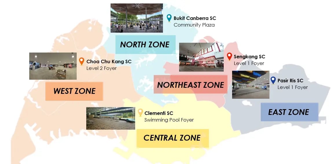 ActiveSG World Cup 2026 live screening schedule across five sport centres in Singapore including Bukit Canberra