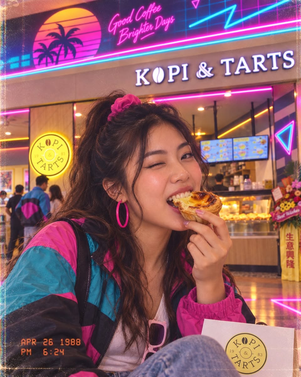 KOPI & TARTS egg tart at AMK Hub